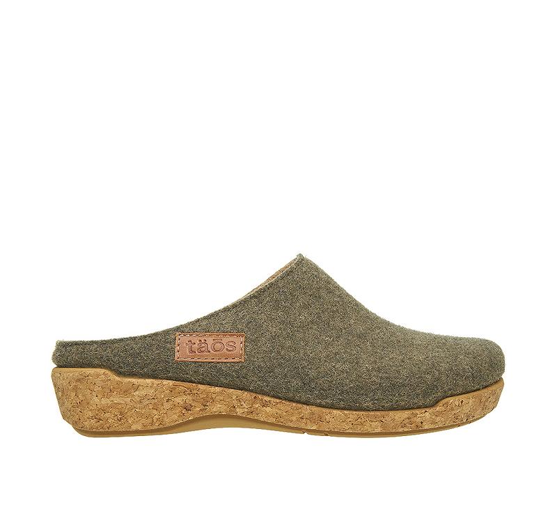 Clogsy Birkenstock Woollery Clog Damske Olivovo Zelená | SK 241YXF